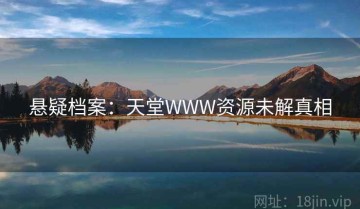 悬疑档案：天堂WWW资源未解真相