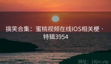 搞笑合集：蜜桃视频在线IOS相关梗 · 特辑3954